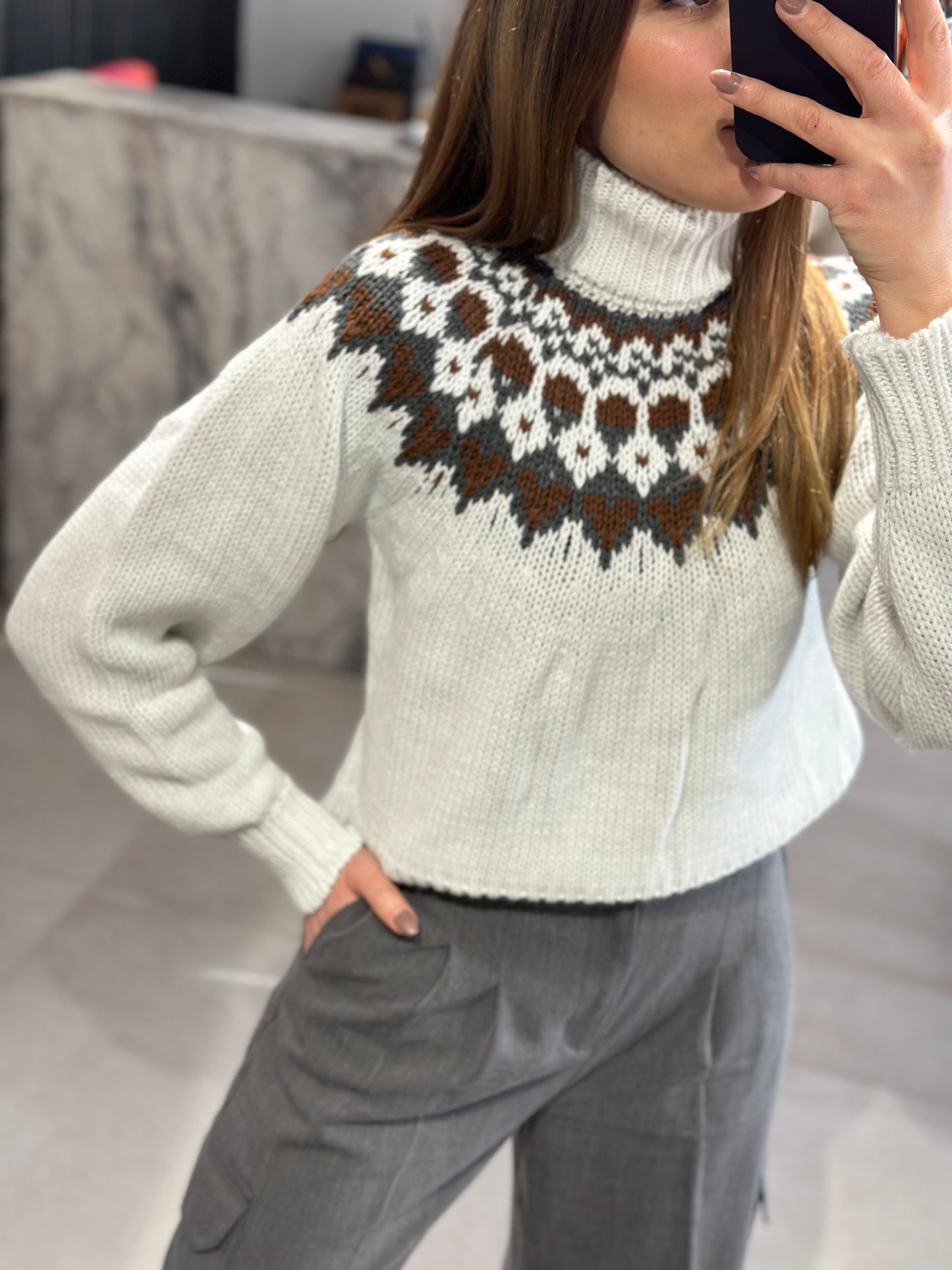 ROLLKRAGEN PULLOVER