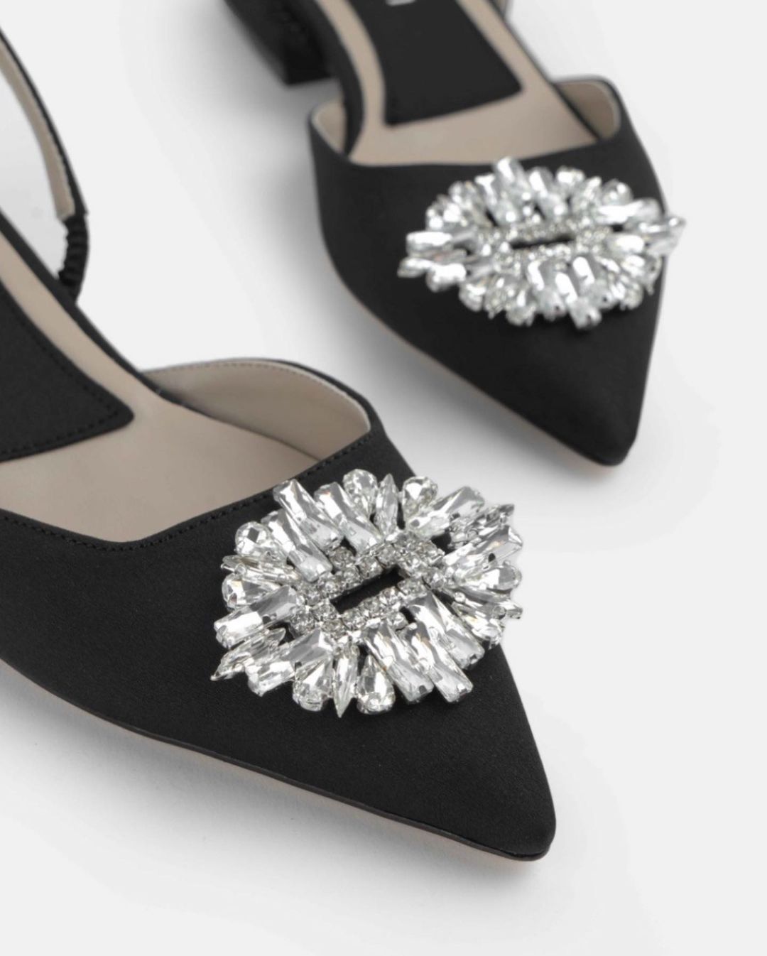 Flache Ballerinas Crystal