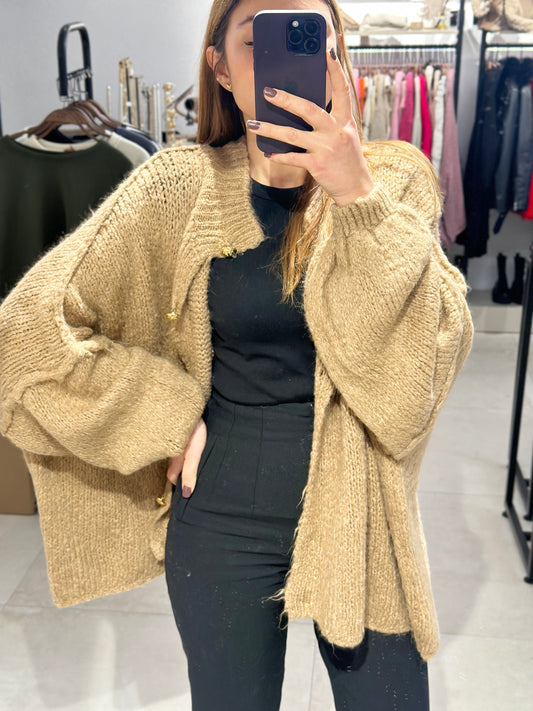 OVERSIZED STRICKJACKE