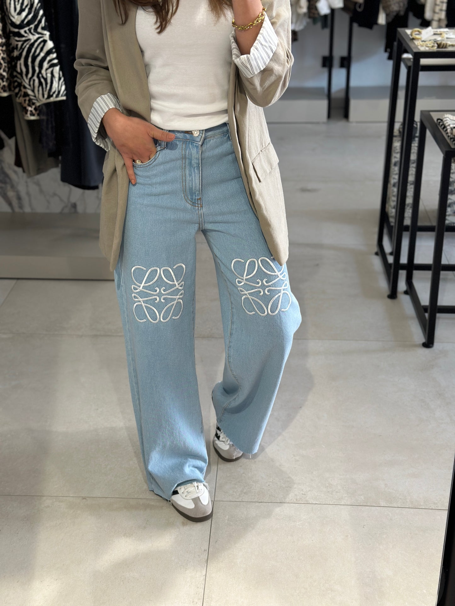 WIDE LEG JEANS - LIGHT BLUE