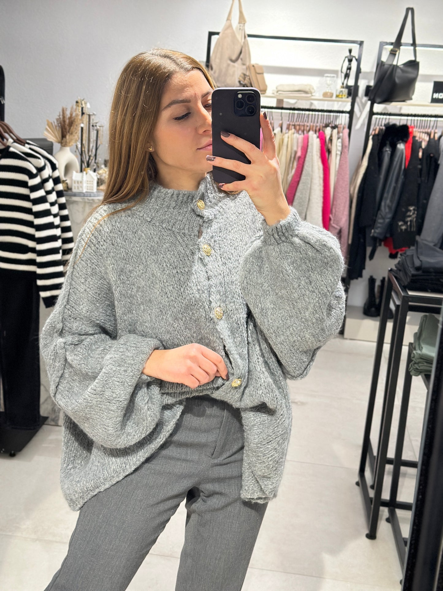 OVERSIZED STRICKJACKE