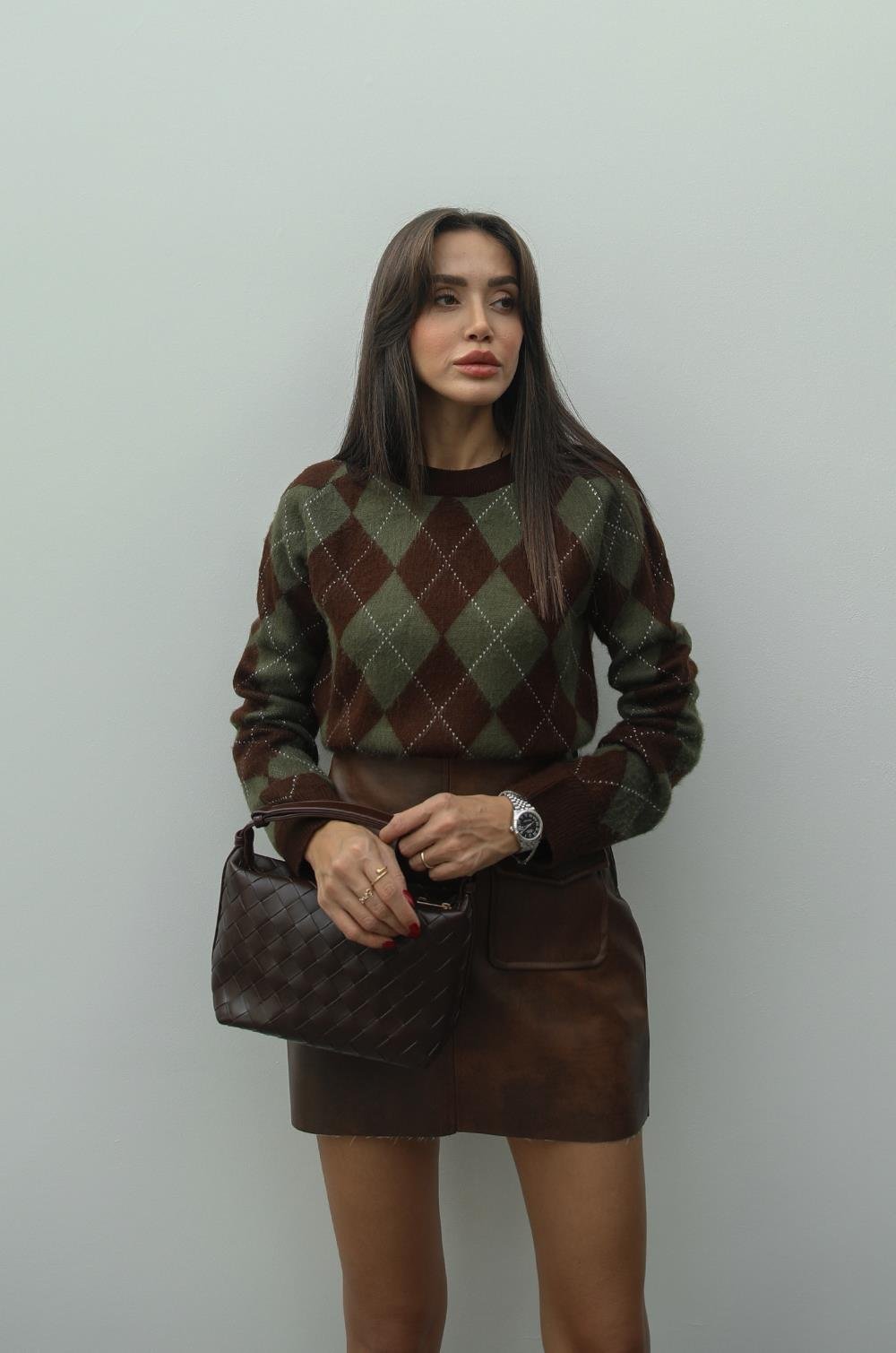 ARGYLE-MUSTER PULLOVER – ZEİTLOSER KLASSIKER