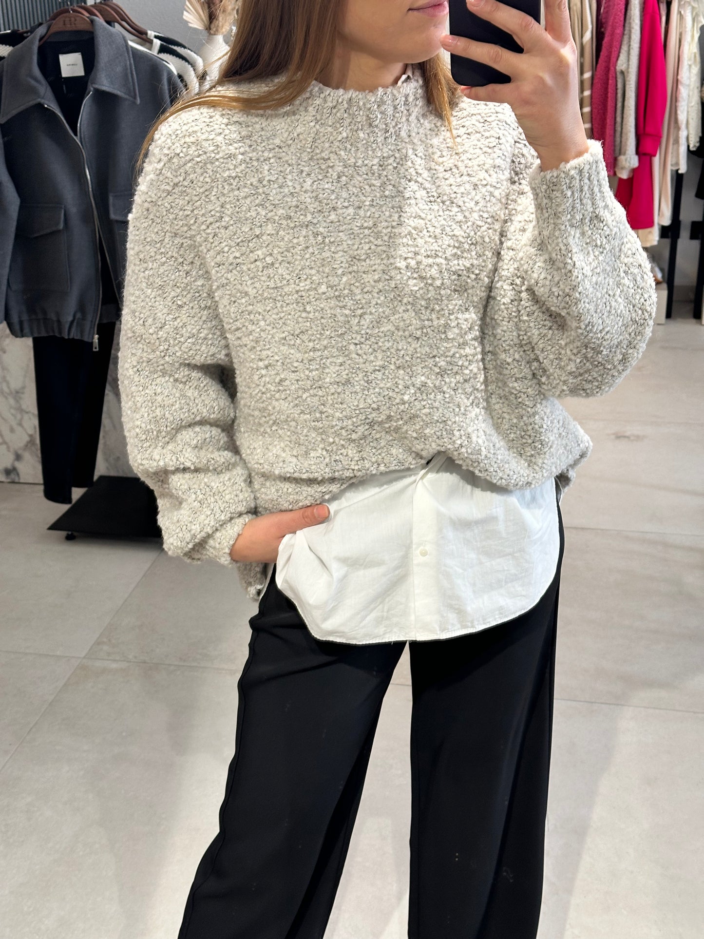 Bouclé Pullover