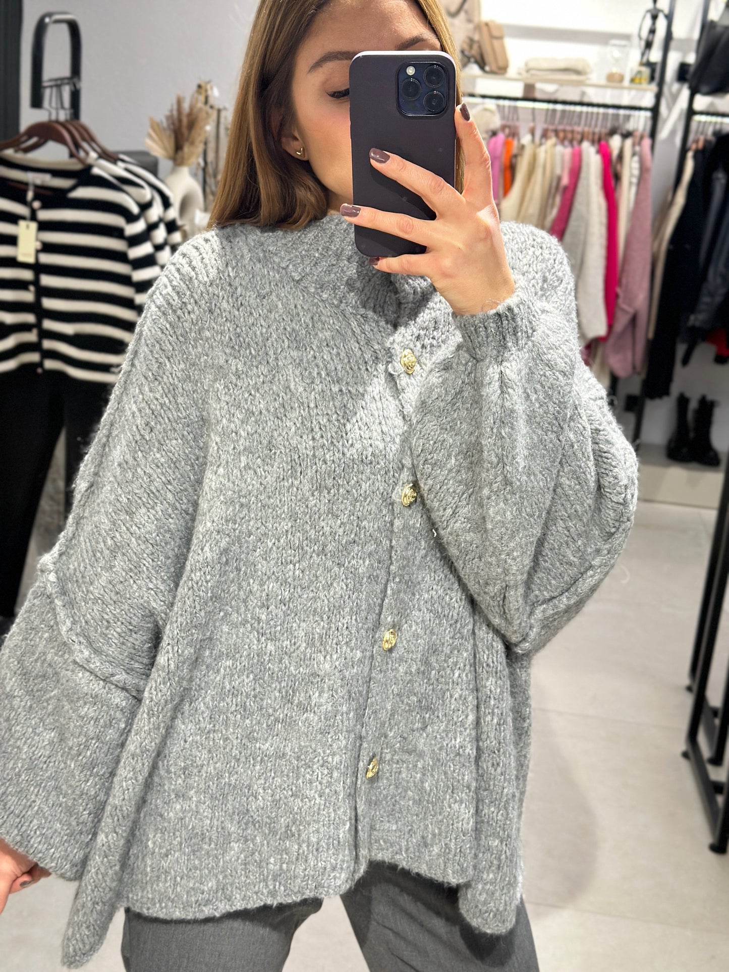 OVERSIZED STRICKJACKE