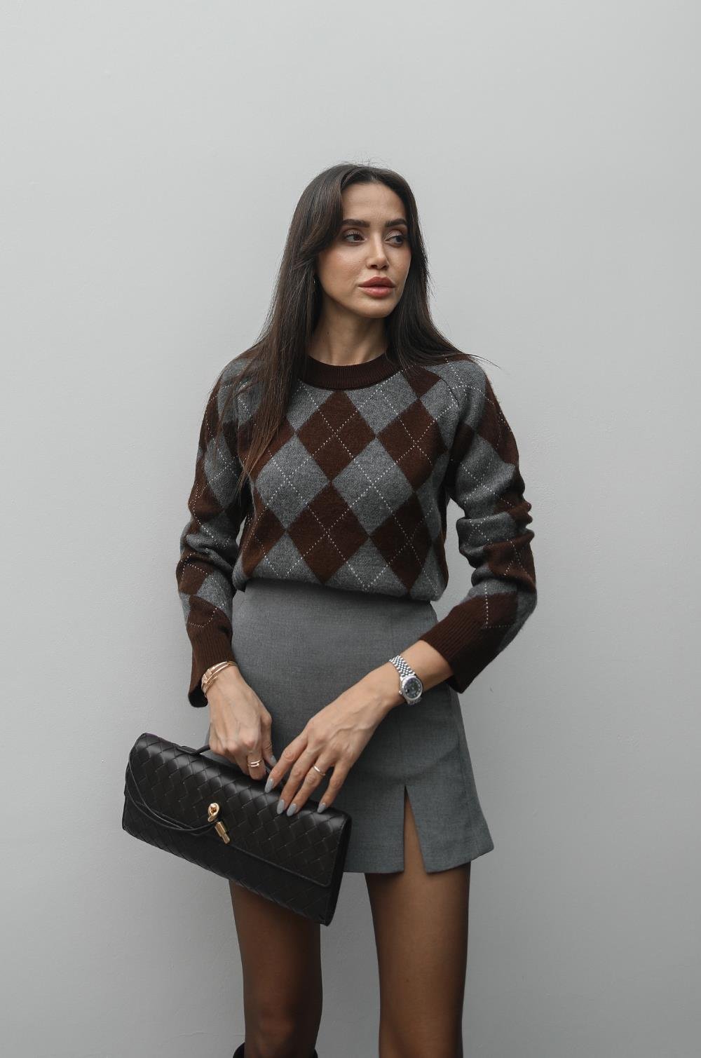 ARGYLE-MUSTER PULLOVER – ZEİTLOSER KLASSIKER