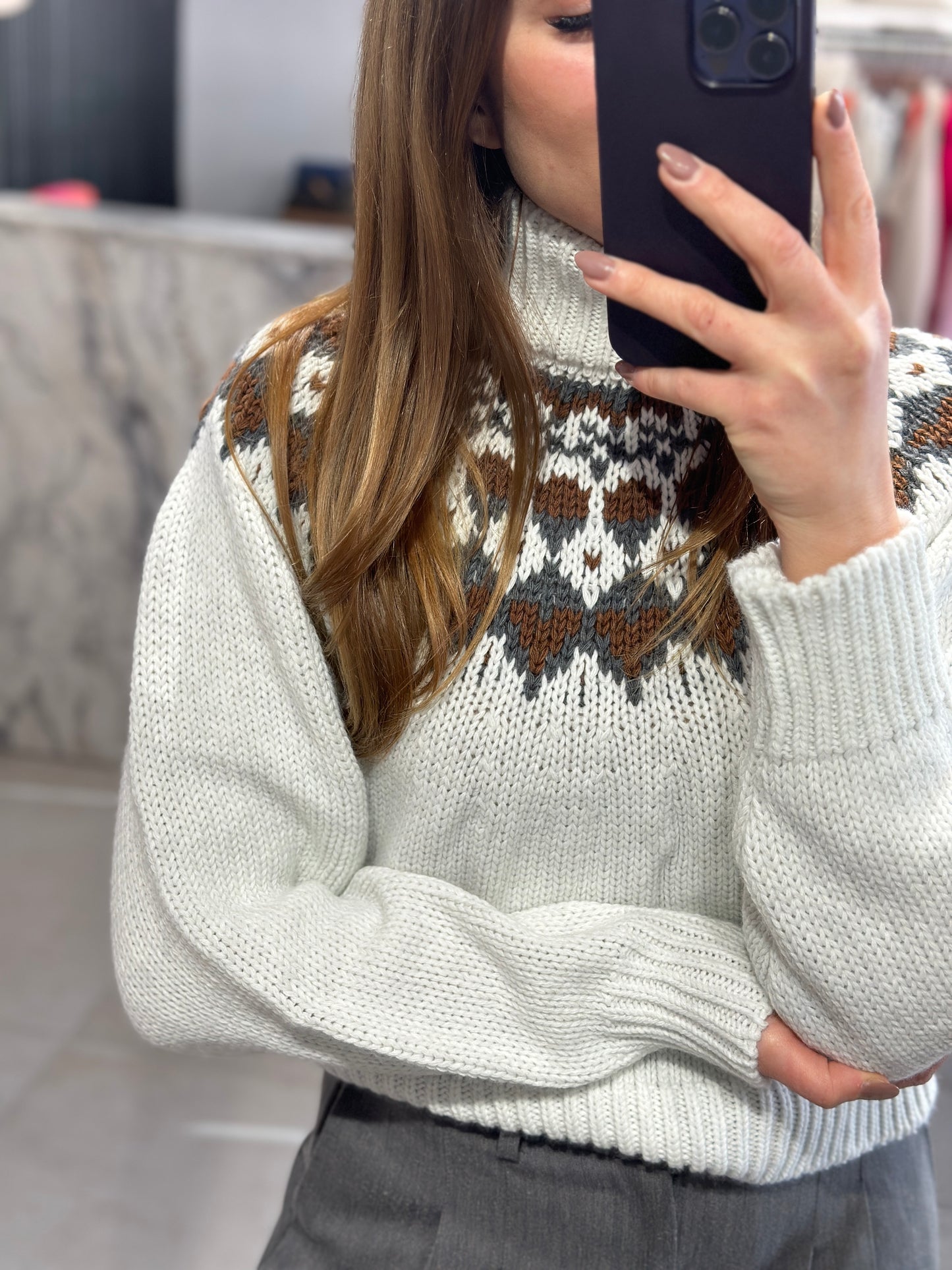 ROLLKRAGEN PULLOVER