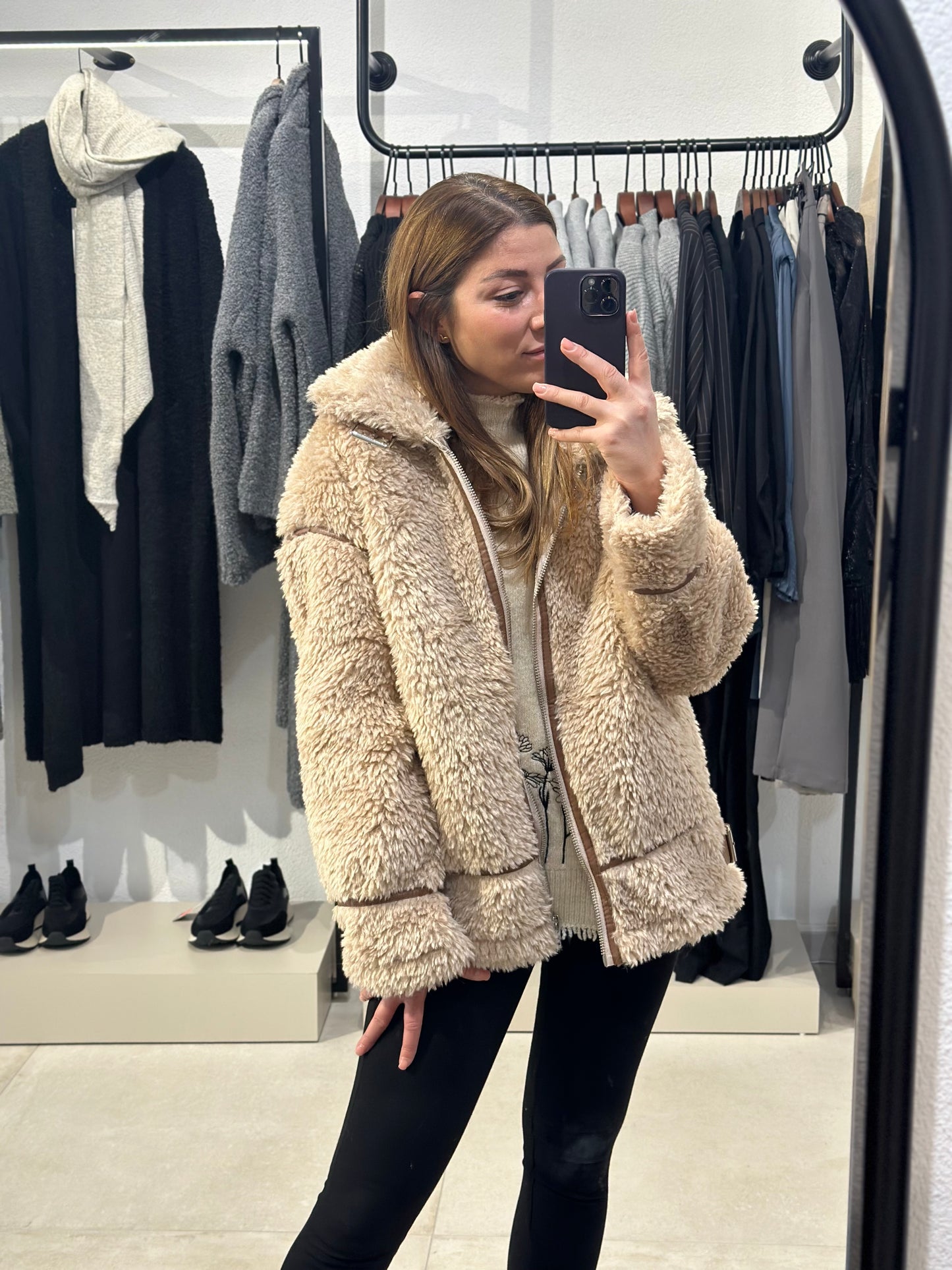 Kuschelige Teddyjacke