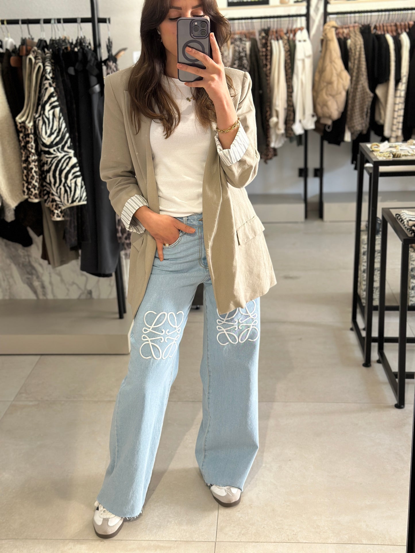 WIDE LEG JEANS - LIGHT BLUE