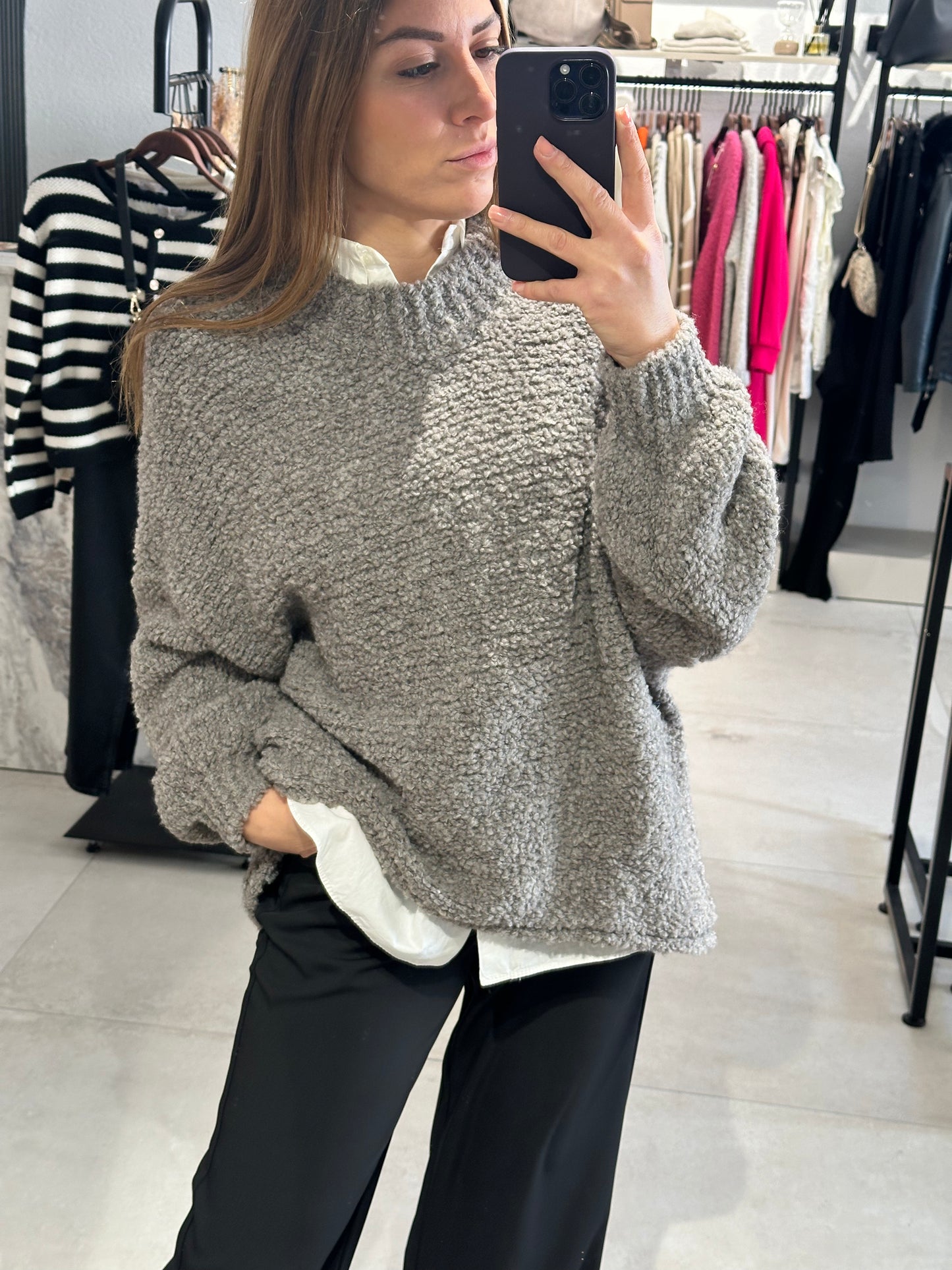 Bouclé Pullover