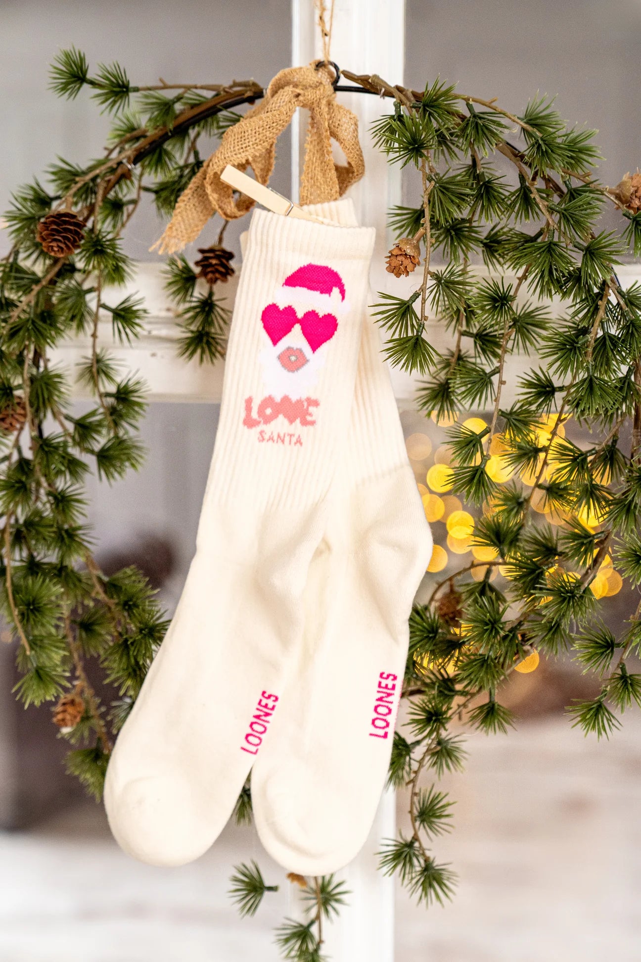 LOVE SANTA | cream white